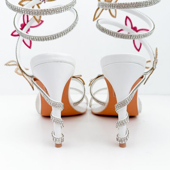 AZALEA WANG FLORIANA BUTTERFLY SANDAL IN WHITE Y2K - Picture 11 of 16